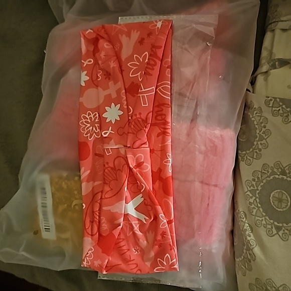 PAIR of Breast cancer Headbands price is per pair. - Picture 2 of 6